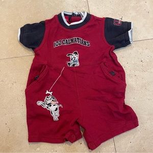 Vintage Disney 102 Dalmatians Onesie Size 6-9 Months